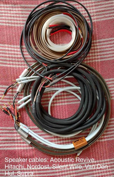 Продажа, обмен -коллекция межблочных, акустических и сетевых проводов.