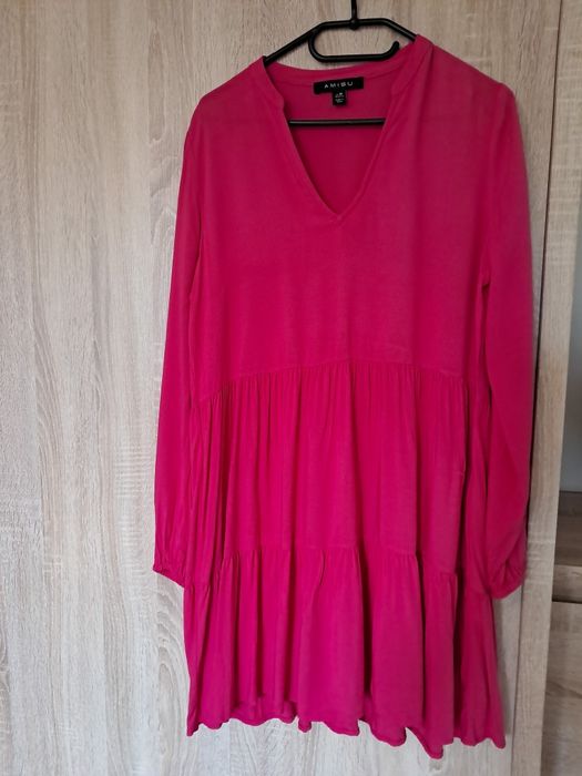Sukienka damska fuksja
