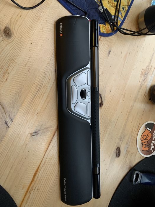 Контурная ролликовая мышь Contour Roller red mouse