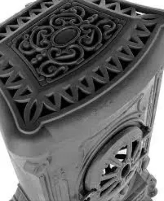 Печка чугунная Ingrid Koza Буржуйка камин топка! Піч камін пічка Bonro