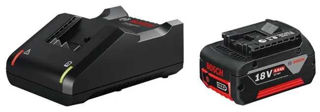 Aparafusadora de Impacto Bosch + bateria 5.0ah & 4.0ah + carregador