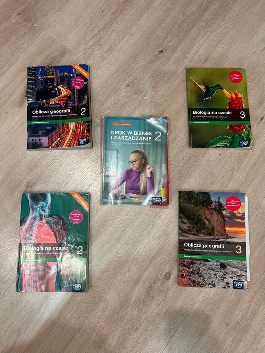 Podręczniki szkolne do 2 klasy technikum i liceum