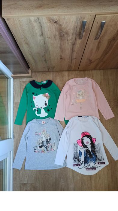 Регланы, кофточки, туники на девочку 6-8лет 122-128 см