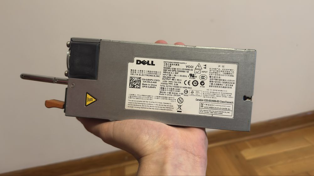 Zasilacz Dell DPS-1200MB 1400W Delta Platinum + Breakout Board