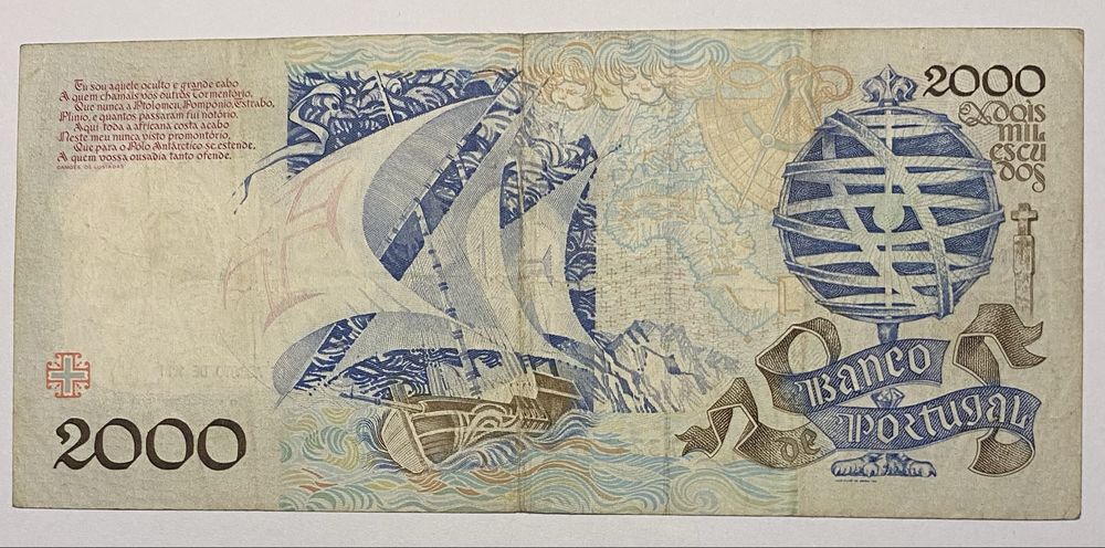 Nota 1141 - Dois Mil Escudos 1991