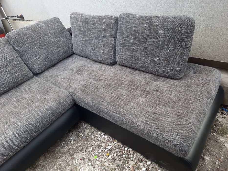 305x200 naroźnik rogówka tapczan łożko sofa rozkładana schowki 3częsci