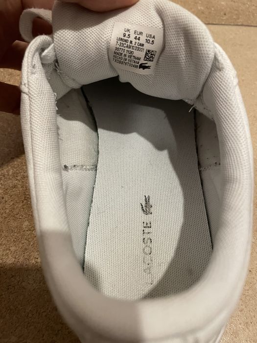 Buty lacoste białe