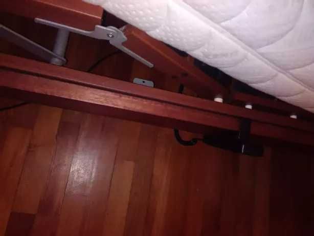 Cama ortopedica electrica articulada com elevacao, cama de estilo.