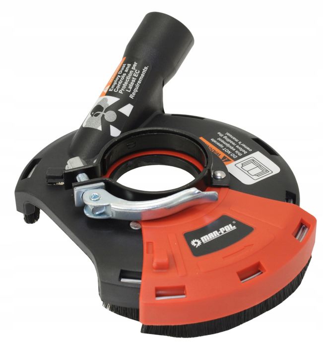 Osłona Przeciwpyłowa Odsysająca Do Szlifierki 230 + Tarcza 180Mm