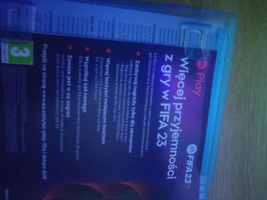 Płyta fifa 23 do ps 4