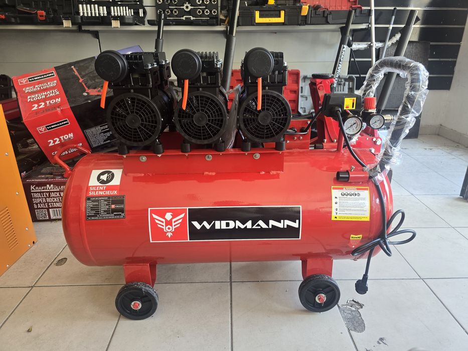 Compressor de 100 litros silencioso novo