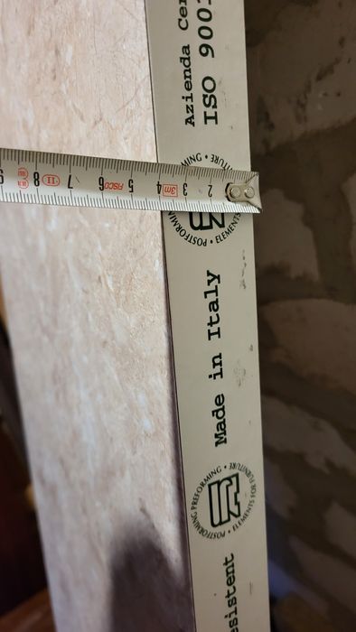 Столешница 60х82.3х4см и 29.7х127х4см.