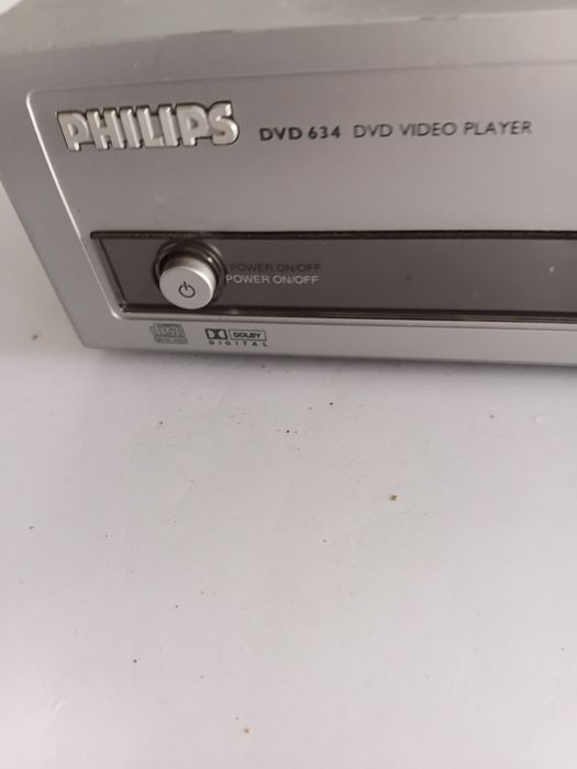 Leitor de DVD Philips  modelo 634 a funcionar bem (usado)