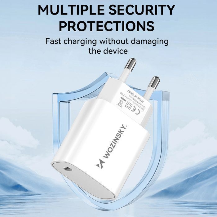 Ładowarka sieciowa Wozinsky WGWCCW 20W USB-C - biała