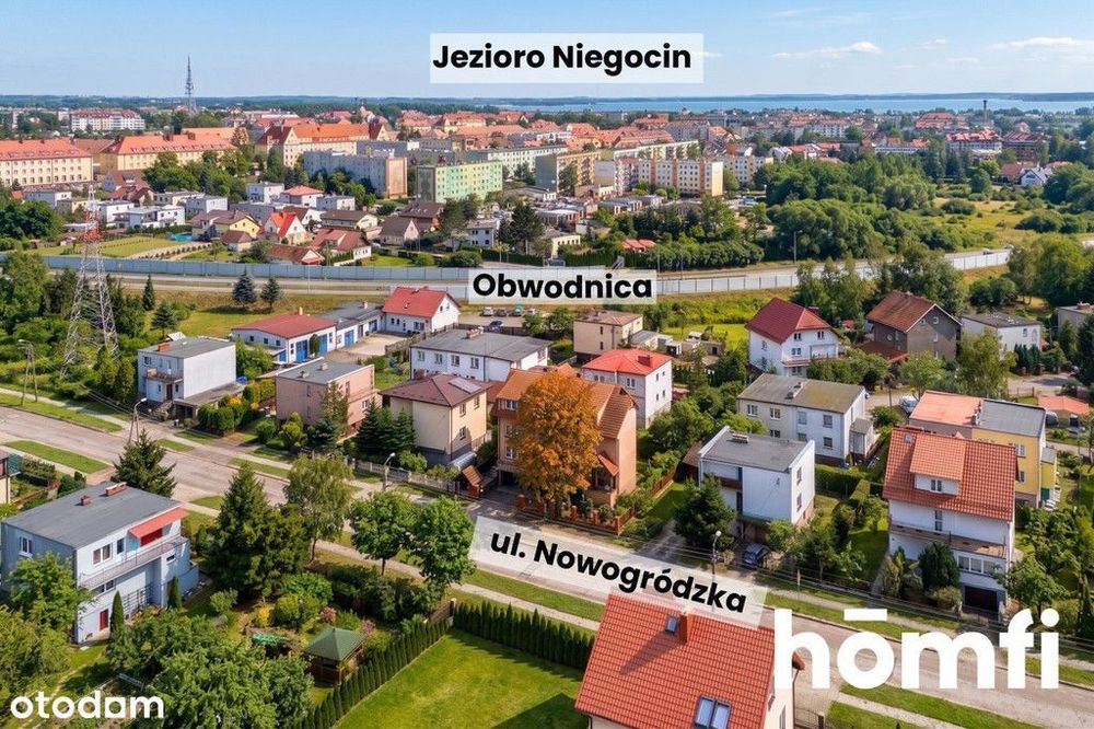 Przestronny dom z widokiem na panoramę Giżycka