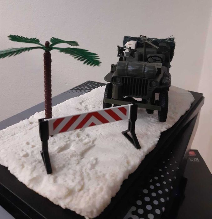 Miniatura 1/18 Jeep SAS 1942 - Militar