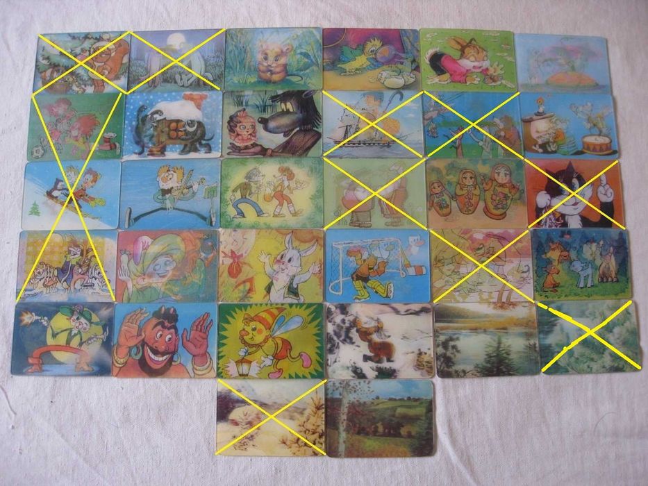 Советские переливные и объёмные календарики, есть ОБМЕН