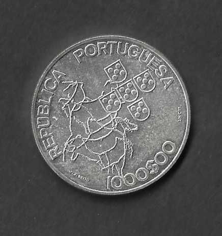 Moeda de 1000 escudos. Portugal 2000