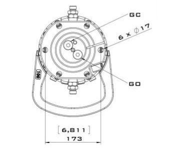 Rotator / obrotnica / rotor / Finn Rotor CR 1000H-W35F173 /10T/Flansza