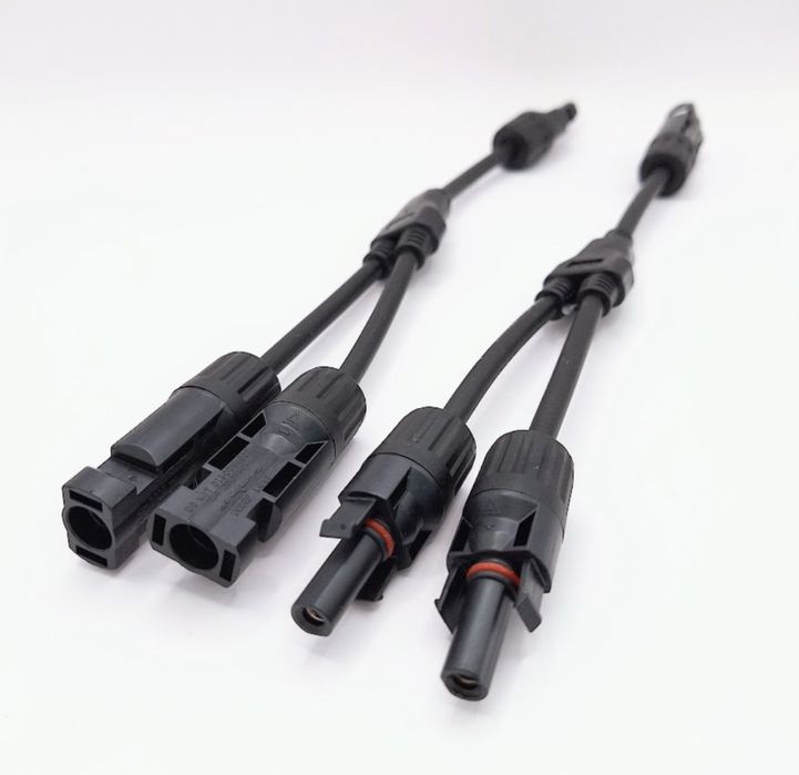 Розгалужувач двійник МС4 Т2 конектор-подовжувач паралельне зʼєднання