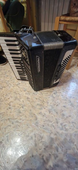 Класичний акордеон марки Weltmeister у гарному технічному стані.