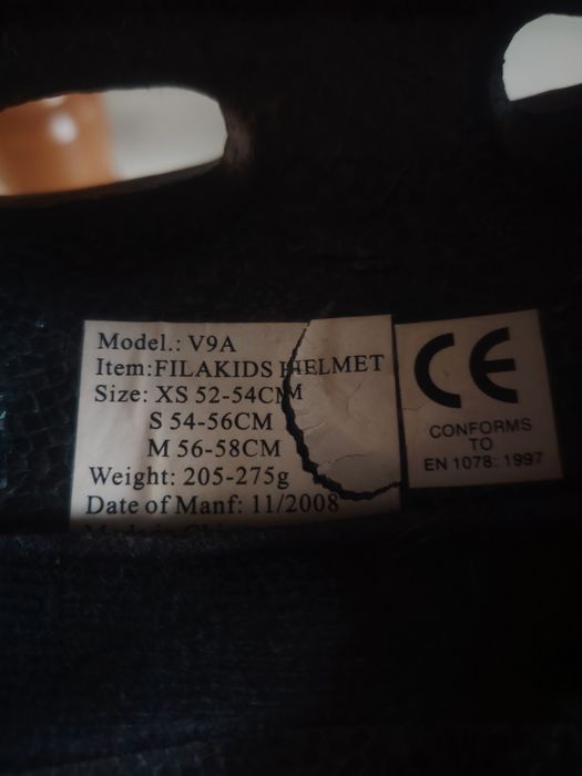 Oddam za darmo -kask na głowę