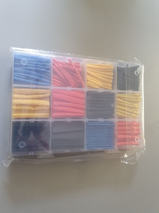 rurki termokurczliwe 780 sztuk różne średnice Nowe