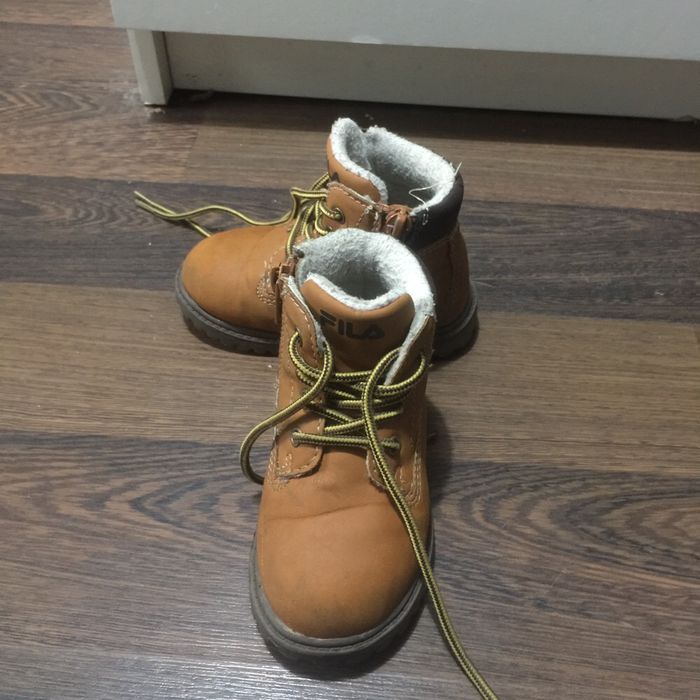 Buty zimowe jesienne FILA dziecięce, rozmiar 21, trapery ocieplane