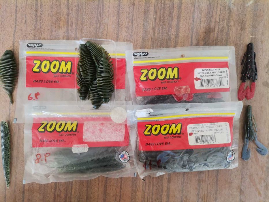 Amostras vinil para Achigã