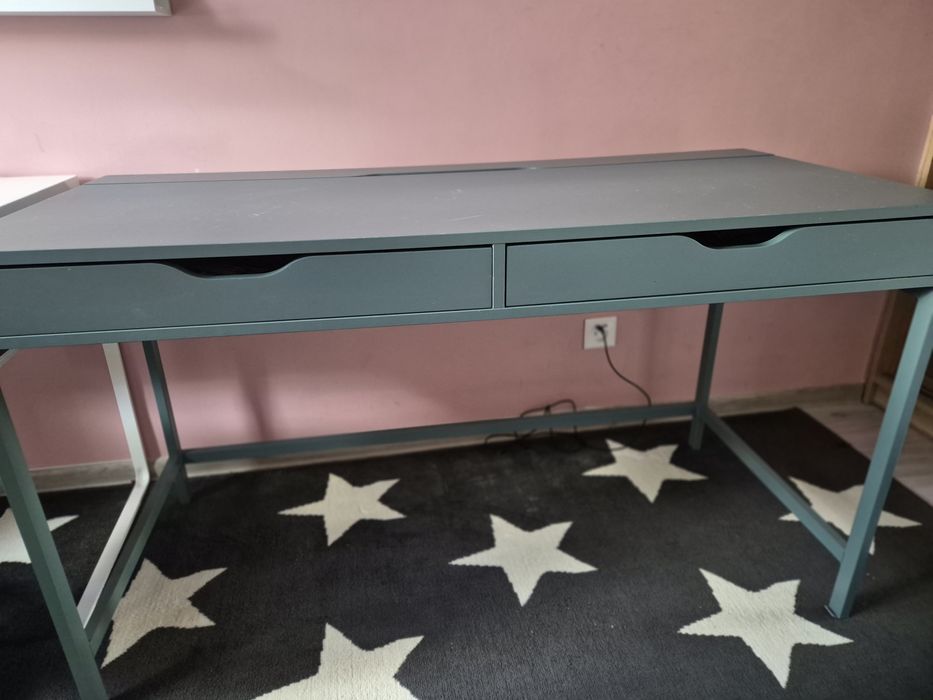 Biurko ikea Alex szare