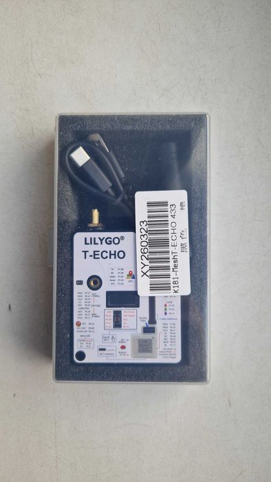 Meshtastic Lilygo T-echo 433MHz black+антена 24см