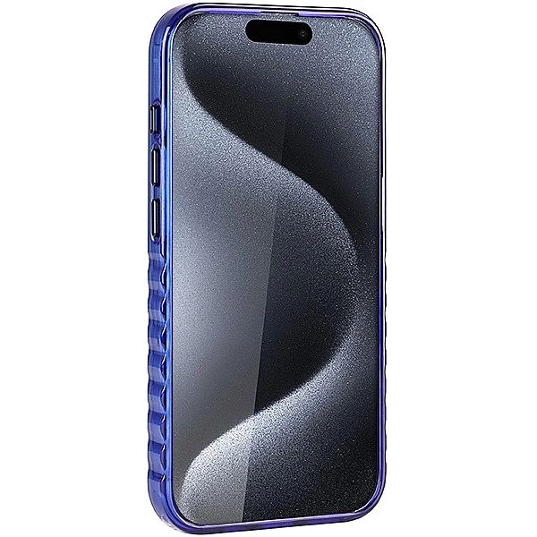 Etui Audi IML Big Logo MagSafe na iPhone 15 Pro Max - niebieskie