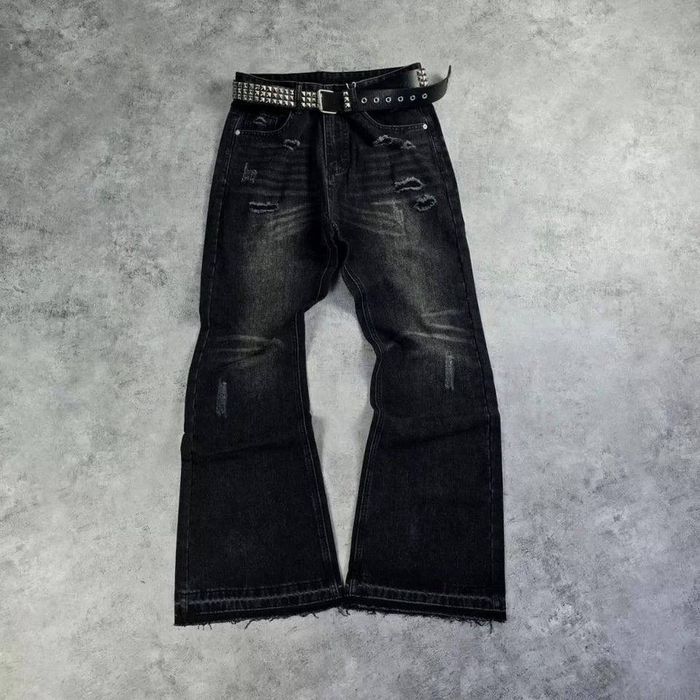 Джинсы Клеш архив Acne Studios LGB Jaded type