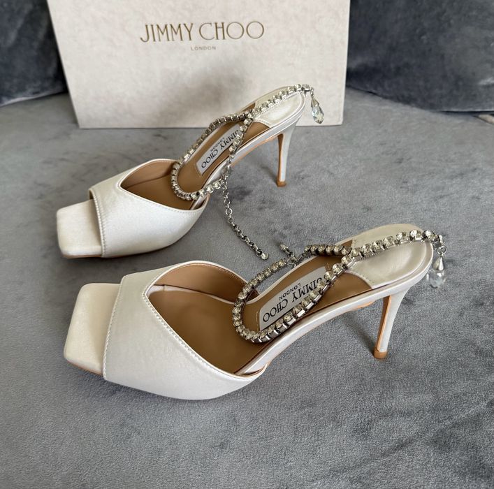 Босоножки женские jimmy choo белые 37,38,39