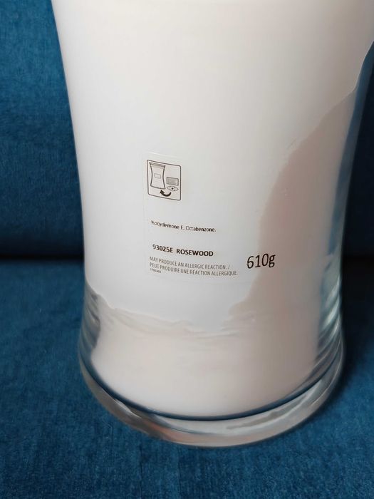 Świeca świeczka zapachowa Yankee Candle WoodWick Rosewood duża