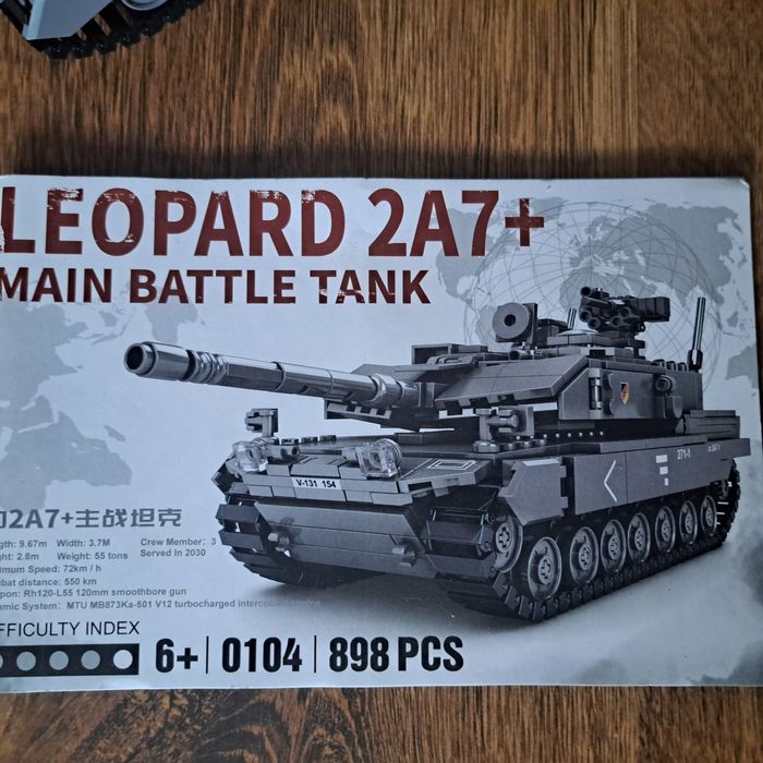 Klocki replika czołg Leopard 2A7