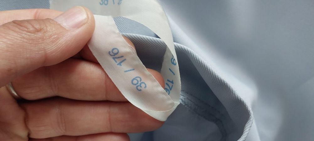 Spódnica do kolan blekitna L