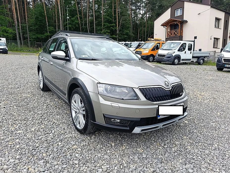 Skoda Octavia Ful automat 4x4 SCOUT serwis alu navi kamera