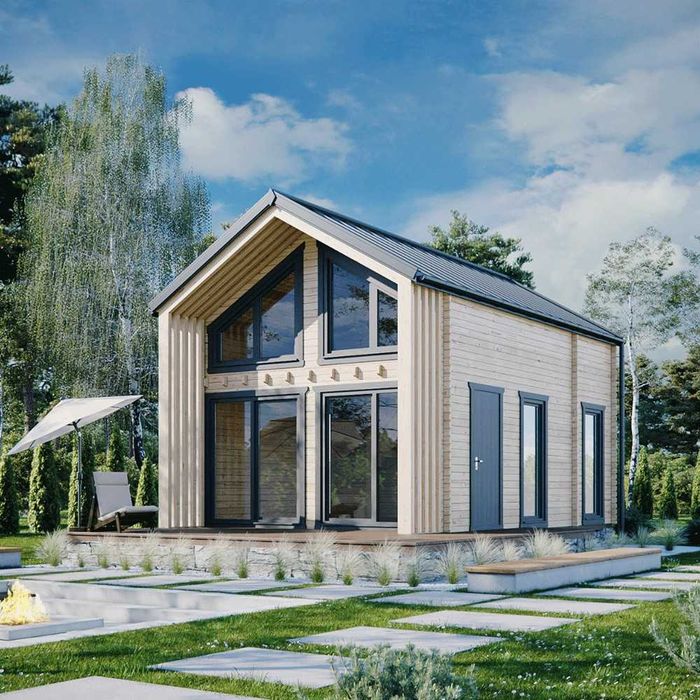 Domek letniskowy na zgłoszenie 35m2, na działkę, Dom W Zasięgu