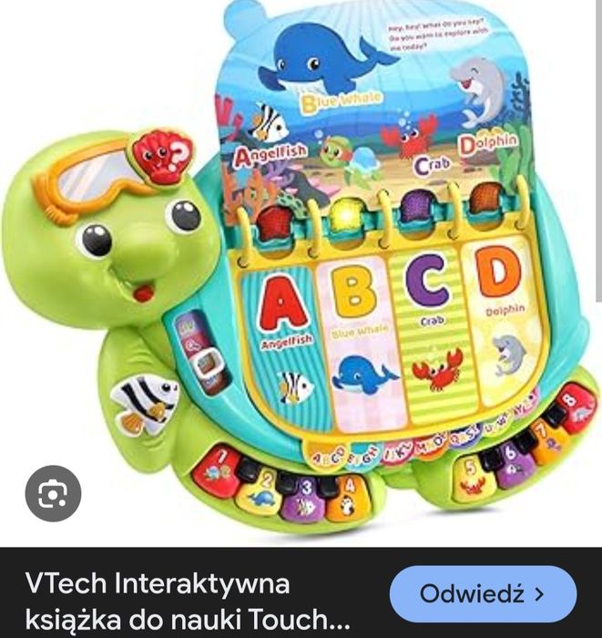 Vtech interaktywny żółw
