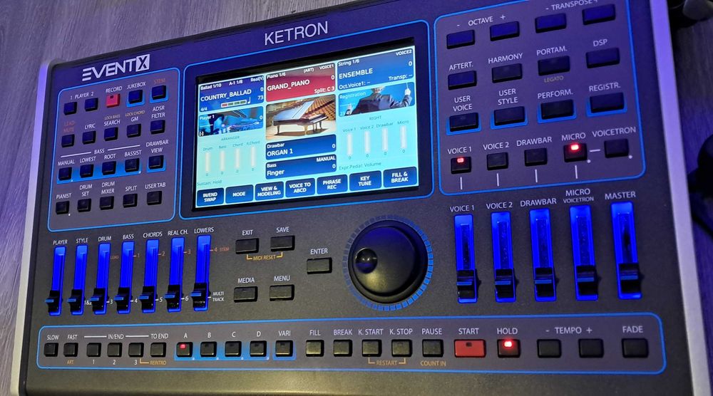 Modulo Ketron EventX + Pedaleira FS13