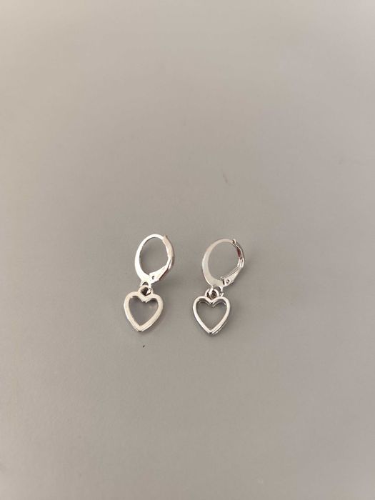 Kolczyki biżuteria serca serduszka