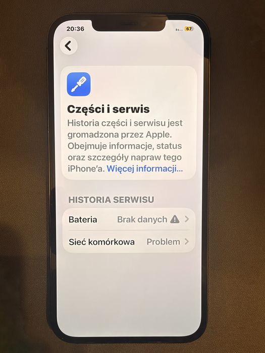 iPhone 12 Pro Max NA CZĘŚCI 128GB 89% – stan bardzo dobry – uszkodzony zasięg