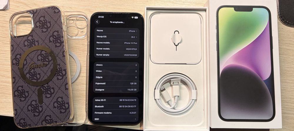 iPhone 14 PLUS 128GB - Komplet V