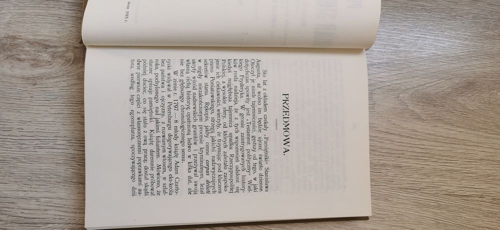 Pamiętniki króla Stanisława Augusta  reprint z 1915 r.