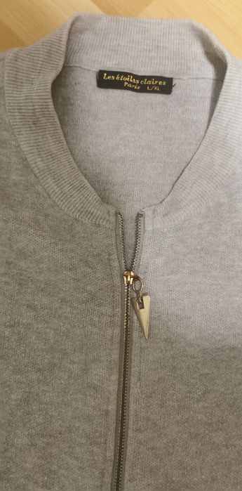 Les etoiles claire Paris - sweterek na zamek roz L/XL