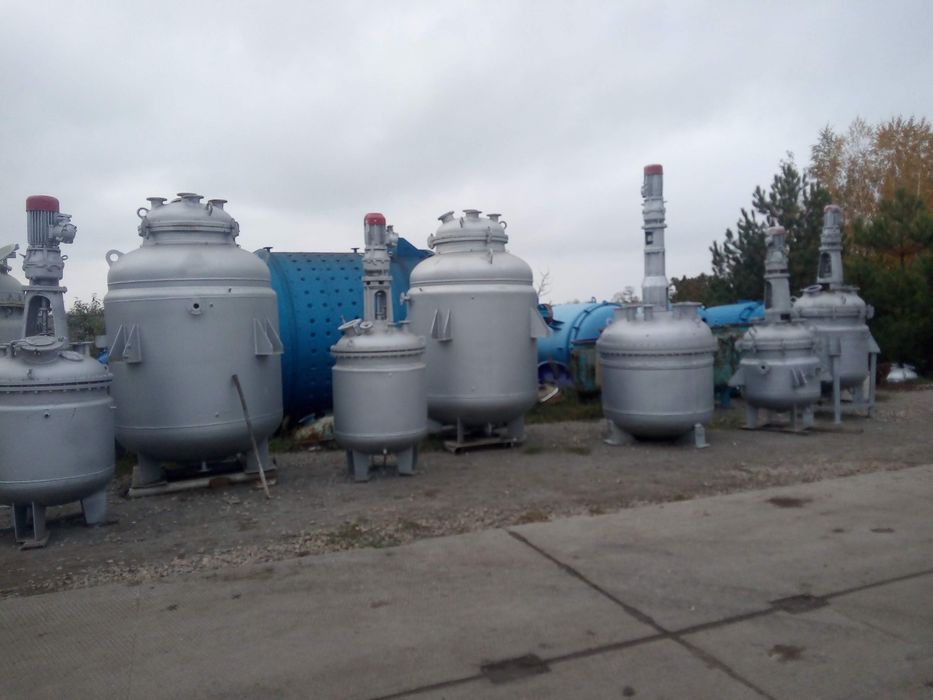 Реактор 0,63 м3 нержавеющий, емаль
