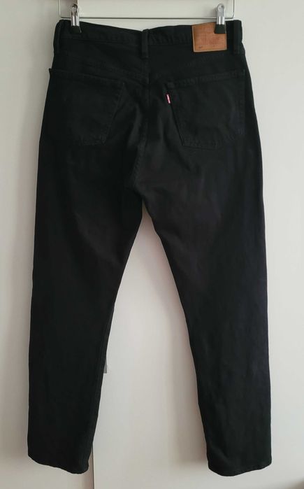 Levi's 501 crop 28x30 W28 L30 levis levisy spodnie jeansy czarne