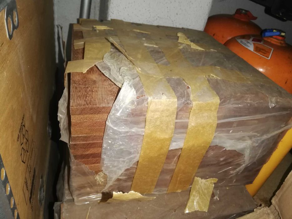 Caixas de Soalho Lamparquet  -  MOGNO E GARAPA DO BRASIL