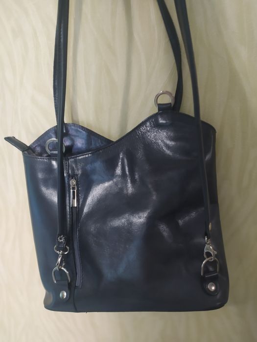 Рюкзак -сумка. Vera Pelle ,Made in Italy.